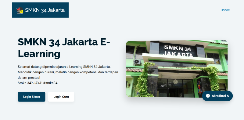 Implementasi Sistem Ujian Online SMKN 34 Jakarta